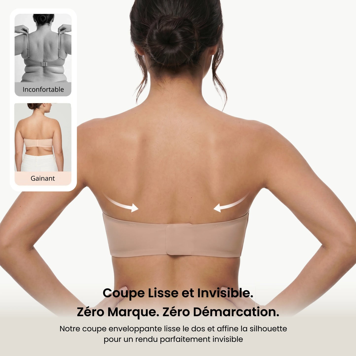 KyraSculpt- Soutien-gorge invisible sans bretelles
