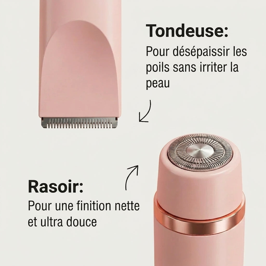 Rasoir 2 en 1 Kyra™ pour le maillot et le corps