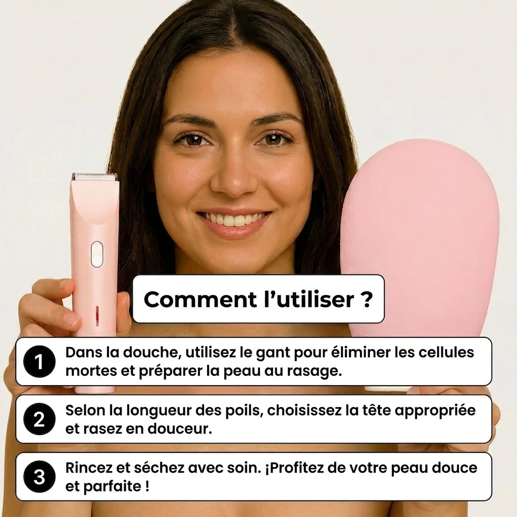 Rasoir 2 en 1 Kyra™ pour le maillot et le corps